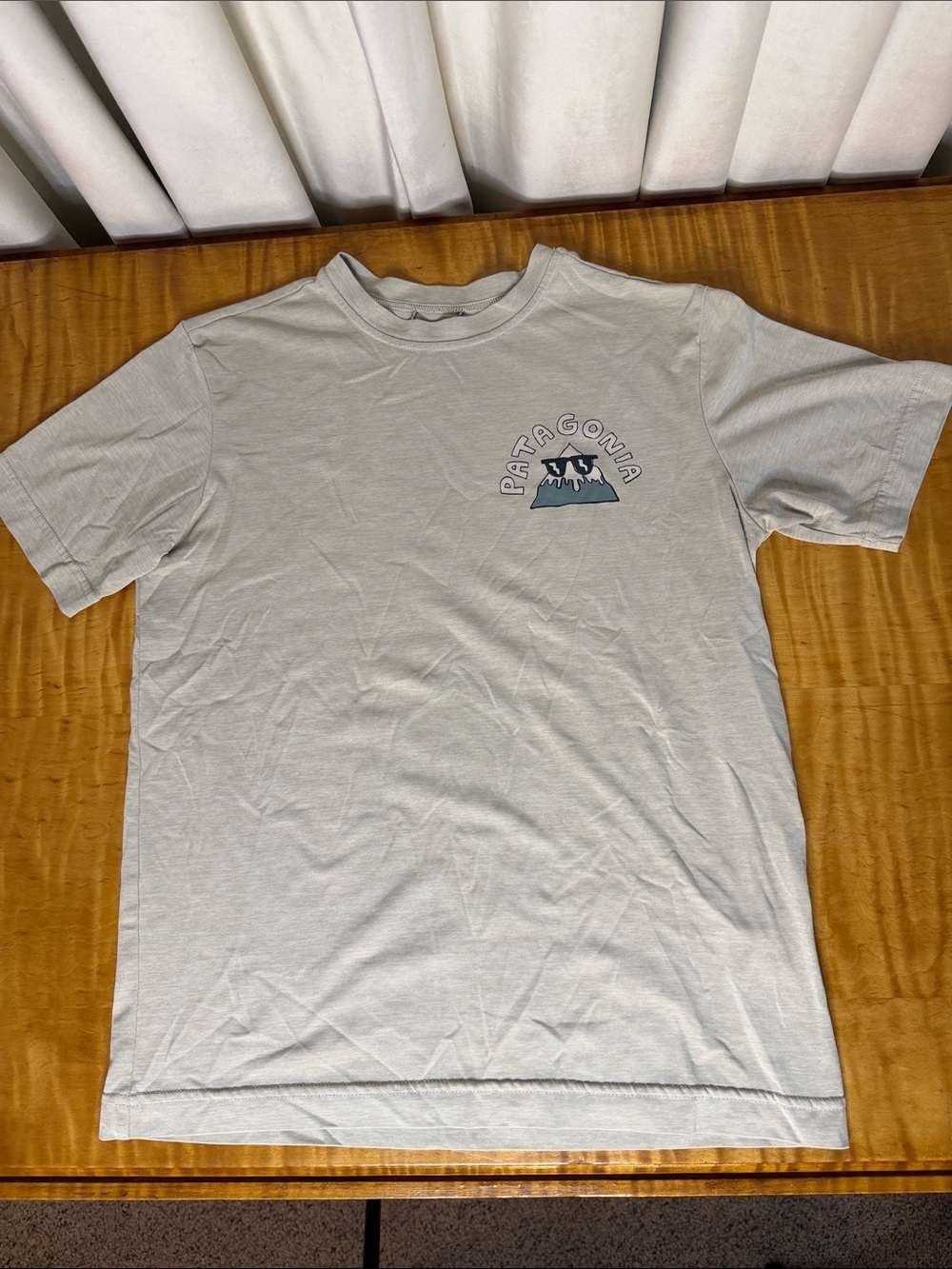 Patagonia  Short-Sleeve Capilene Tee with Mountain Bike Boys M